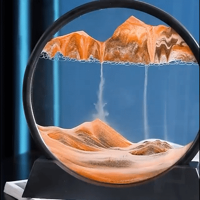 KP STAR Moving Sand Art Picture – 3D Deep Sea Sandscape Flowing Sand Frame