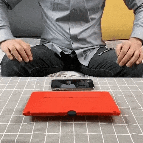 3D HD Mobile Phone Screen Magnifier – Foldable Screen Amplifier with Stand